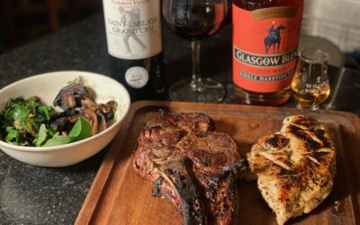 Whisky Mentors Food Pairing Bordeaux and our Compass Box Glasgow blend